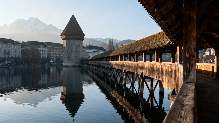 The Whispering Wooden Wonder of Lucerne's Heart